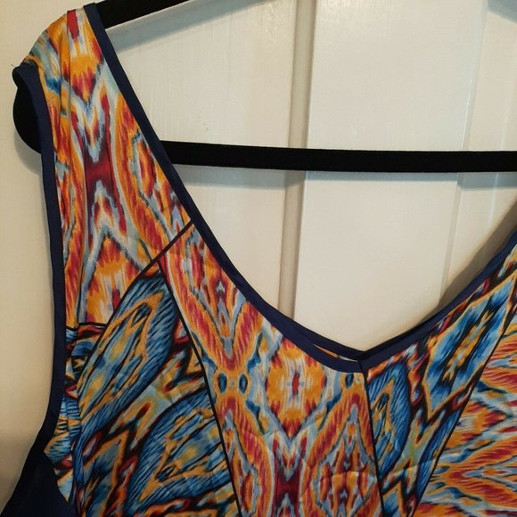 Lane Bryant Plus Size 26 Colorful Tank Top Lightweight FUN - Picture 10 of 11